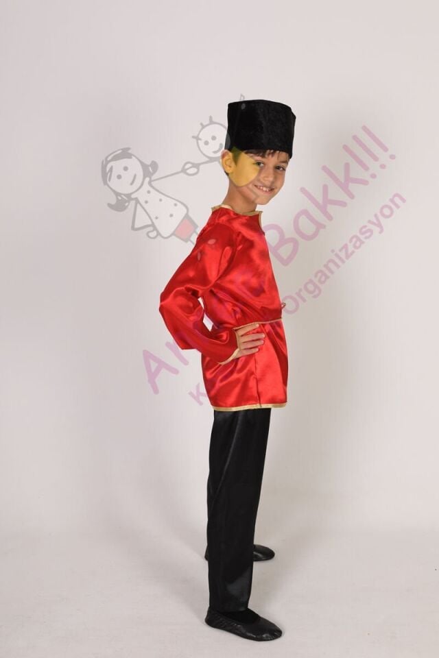 Rusya Erkek Çocuk Kostümü, Rus Kültürü Temalı Erkek Çocuk Kıyafeti