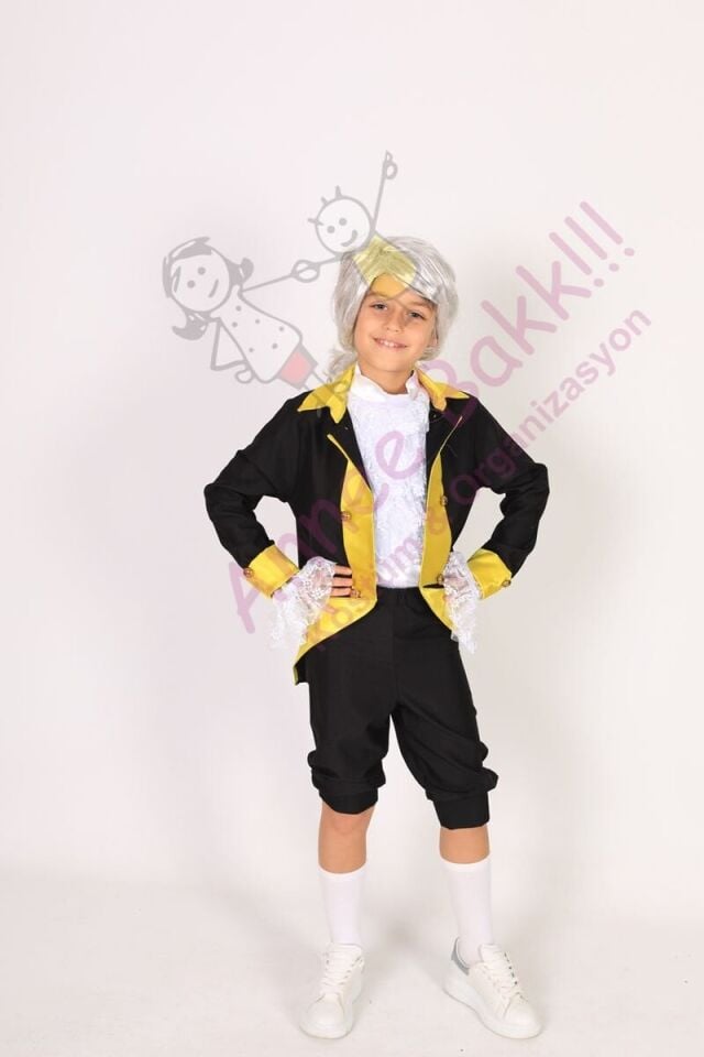 Fransa Temalı Erkek Çocuk Kostümü, Rönesans Dönem Çocuk Kıyafeti