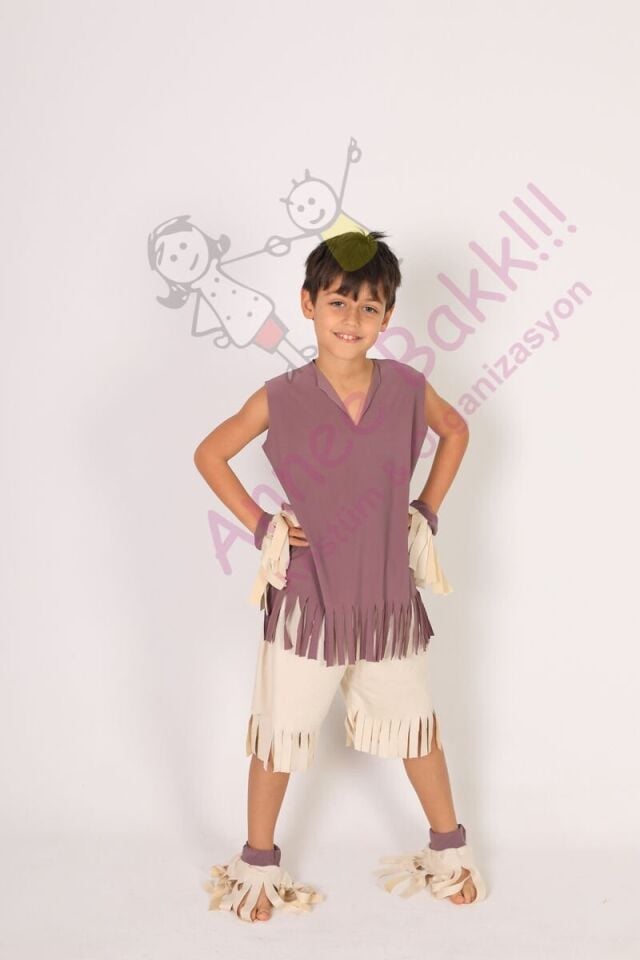 Afrikalı Erkek Çocuk Kostümü, Afrika Temalı Erkek Çocuk Kıyafeti