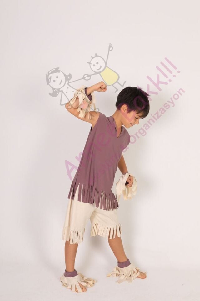 Afrikalı Erkek Çocuk Kostümü, Afrika Temalı Erkek Çocuk Kıyafeti