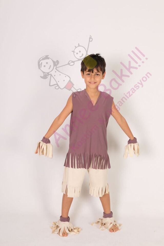 Afrikalı Erkek Çocuk Kostümü, Afrika Temalı Erkek Çocuk Kıyafeti