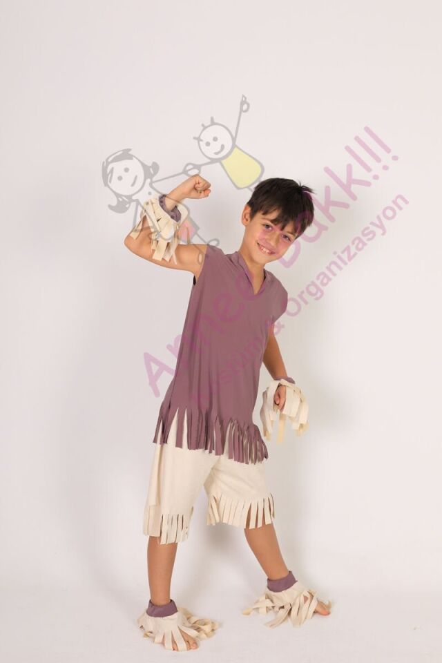 Afrikalı Erkek Çocuk Kostümü, Afrika Temalı Erkek Çocuk Kıyafeti