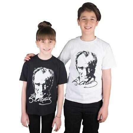 Atatürk Baskılı Çocuk Tişört, Gazi Mustafa Kemal Baskılı T-Shirt