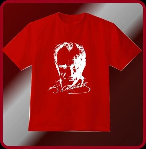 Atatürk Baskılı Çocuk Tişört, Gazi Mustafa Kemal Baskılı T-Shirt