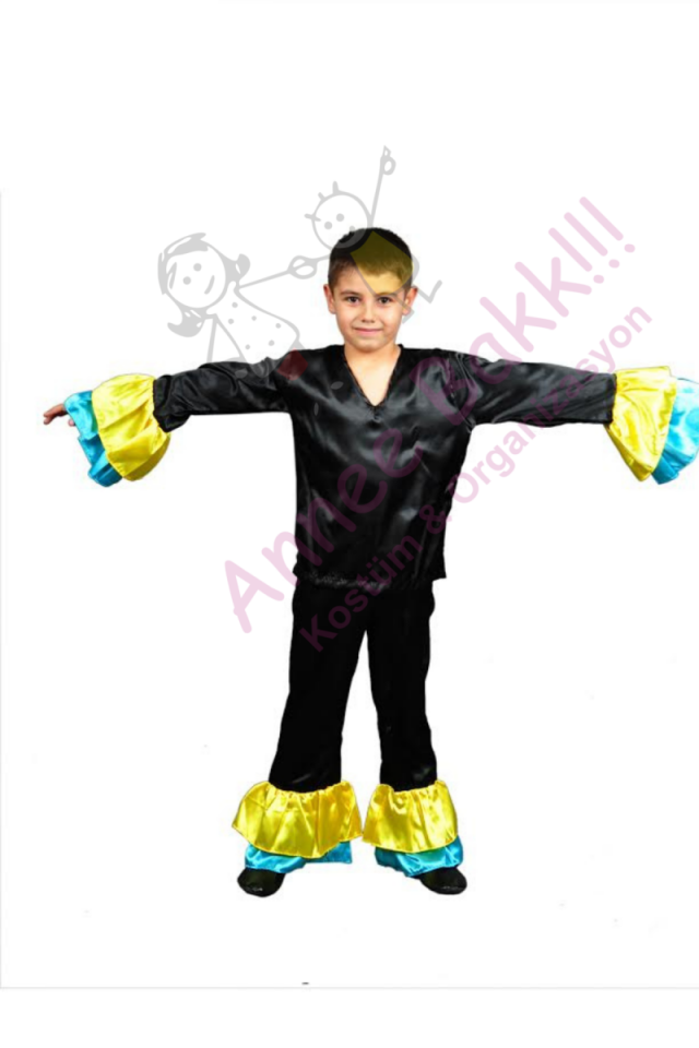 Brezilya Erkek Çocuk Kostümü, Brezilya Temalı Gösteri Kıyafeti