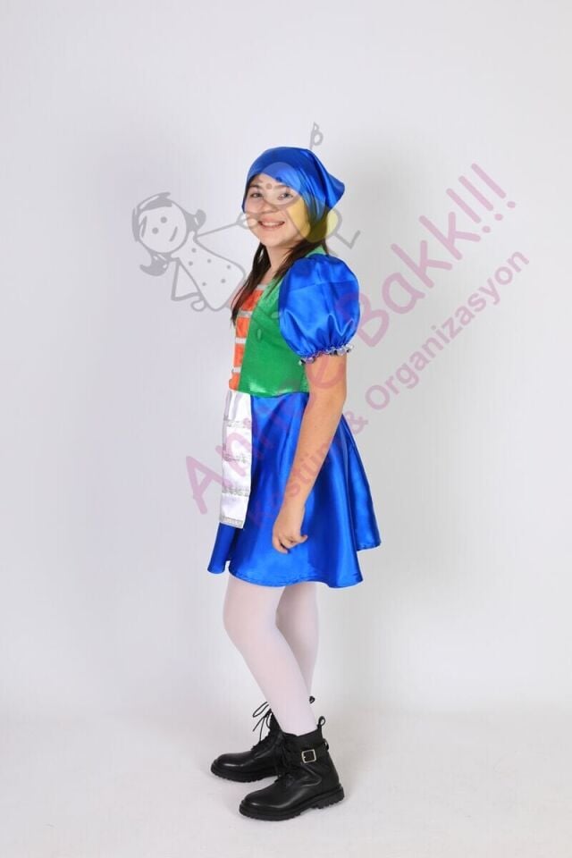 Rus Kız Çocuk Kostümü, Rusya Temalı Kız Çocuk Kıyafeti