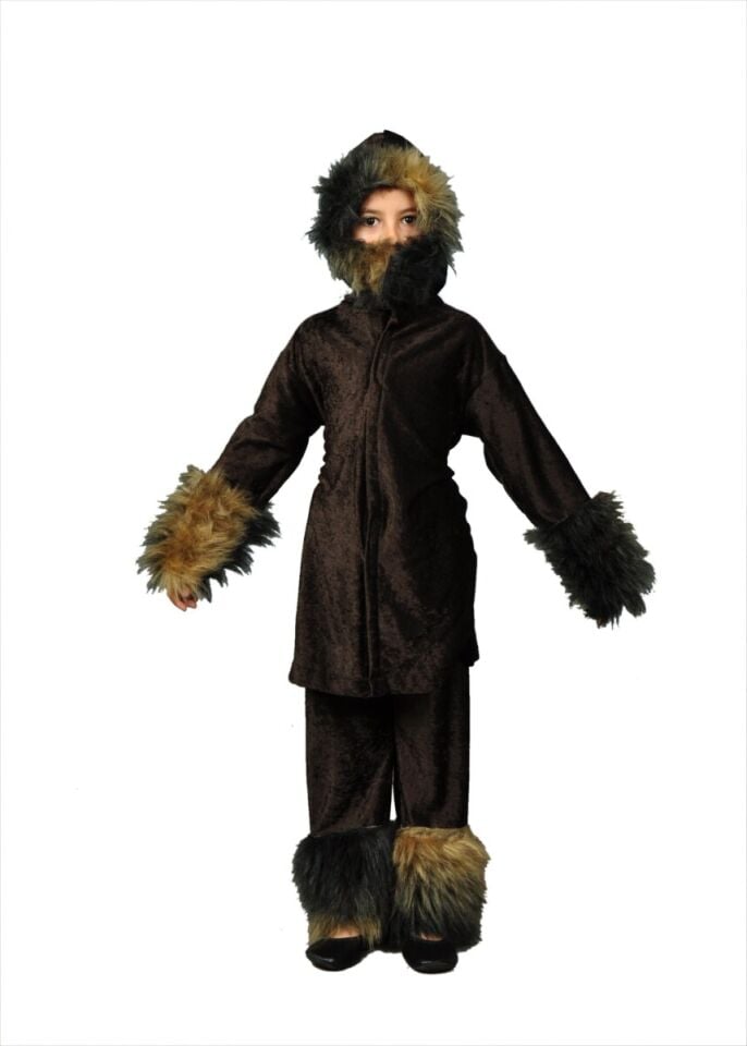 Eskimo Kostümü, Eskimolu Çocuk Kıyafeti, Eskimo Temalı Çocuk Kostüm
