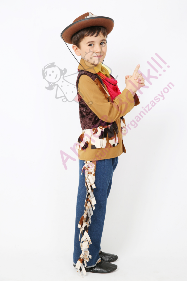 Kovboy Erkek Çocuk Kostümü, Kovboy Temalı Erkek Çocuk Kıyafeti