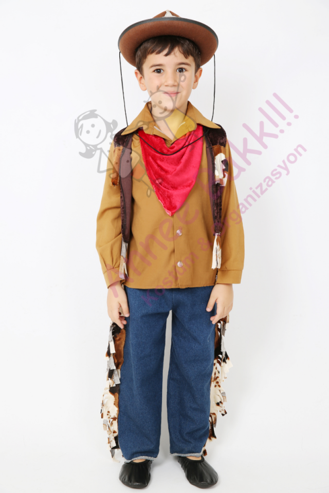 Kovboy Erkek Çocuk Kostümü, Kovboy Temalı Erkek Çocuk Kıyafeti