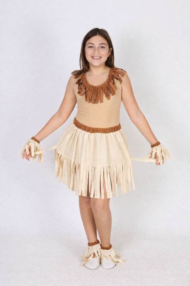 Afrika Kız Çocuk Kostümü, Safari ve Afrika Temalı Çocuk Kıyafeti