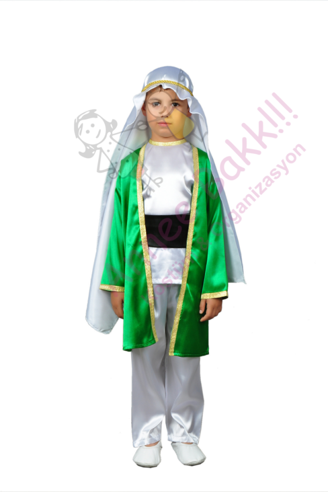 Arap Erkek Çocuk Kostümü, Arap Temalı Çocuk Kıyafeti