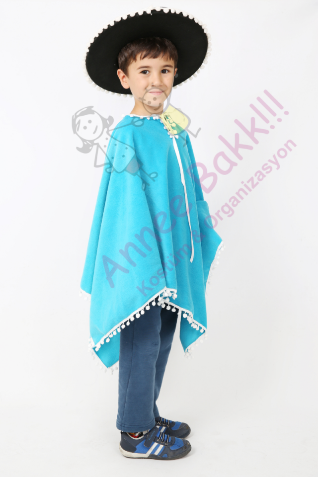 Meksika Temalı Çocuk Kostümü, Meksikalı Erkek Çocuk Kıyafeti