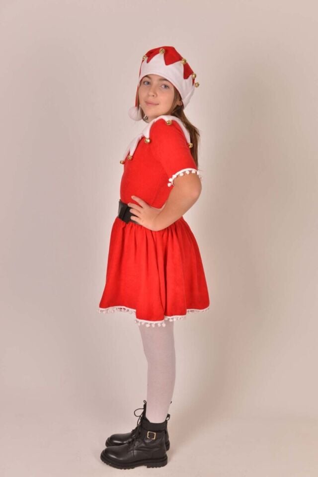 Yeni Yıl Joker Kız Çocuk Kostümü, Kız Çocuklarına Özel Eğlenceli Yılbaşı Kostümü