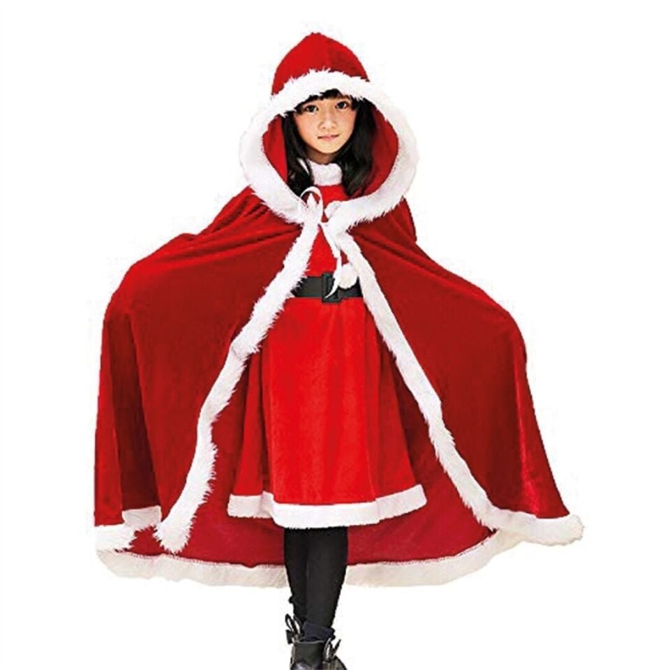 Noel Çocuk Pelerini, Çocuklara Özel Noel Pelerini, Yeni Yıl Kostümü