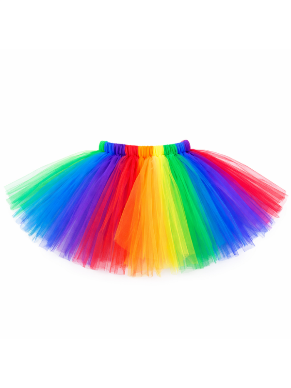 Rengarenk Tütü Etek, Kız Çocuklarına Özel Gökkuşağı Tütü Etek