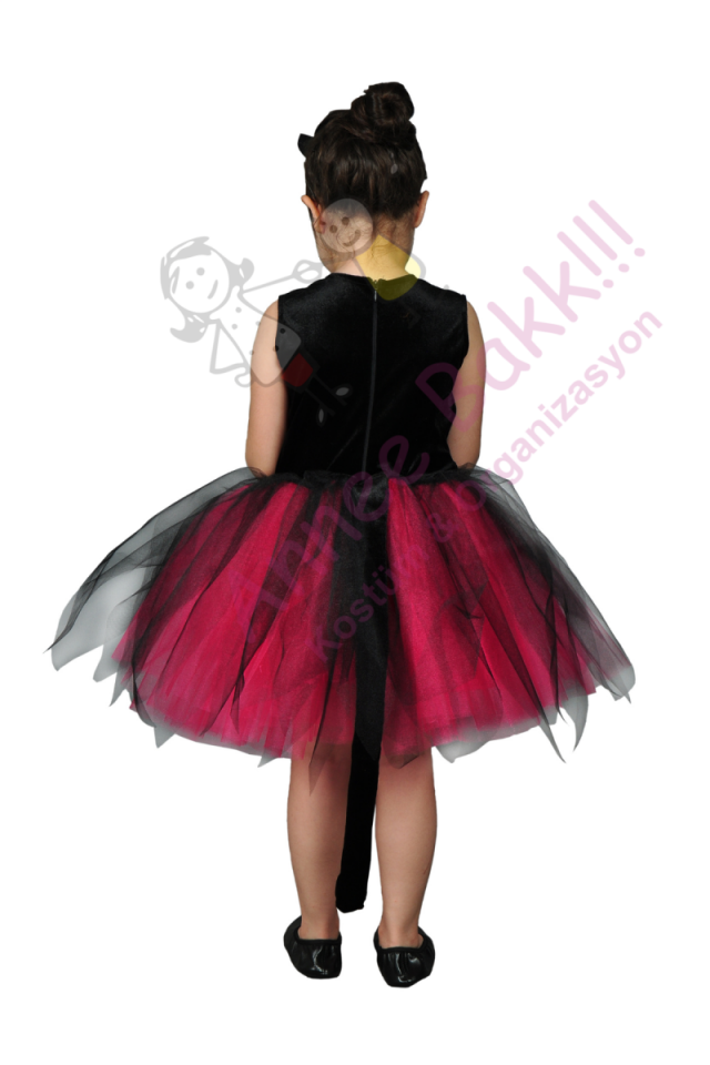 Kedi Kız Kostümü, Kristal Tül Kedi Kız Elbisesi, Modern Dans Kostümü