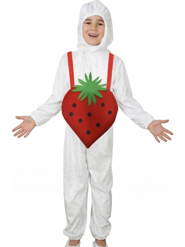 Çilek Kostümü, Çocuk Çilek Kostümü, Meyve ve Gıda Kostümleri