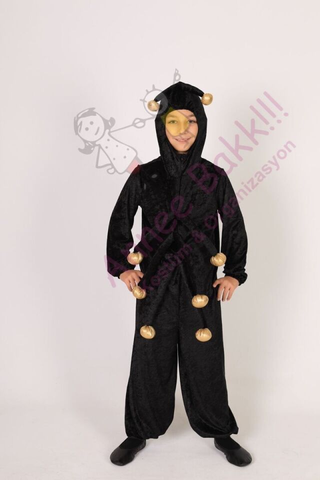 Çocuk Karınca Kostümü, Kadife Kumaş Karınca Çocuk Kıyafeti, Tiyatro ve Etkinlik Kostümü