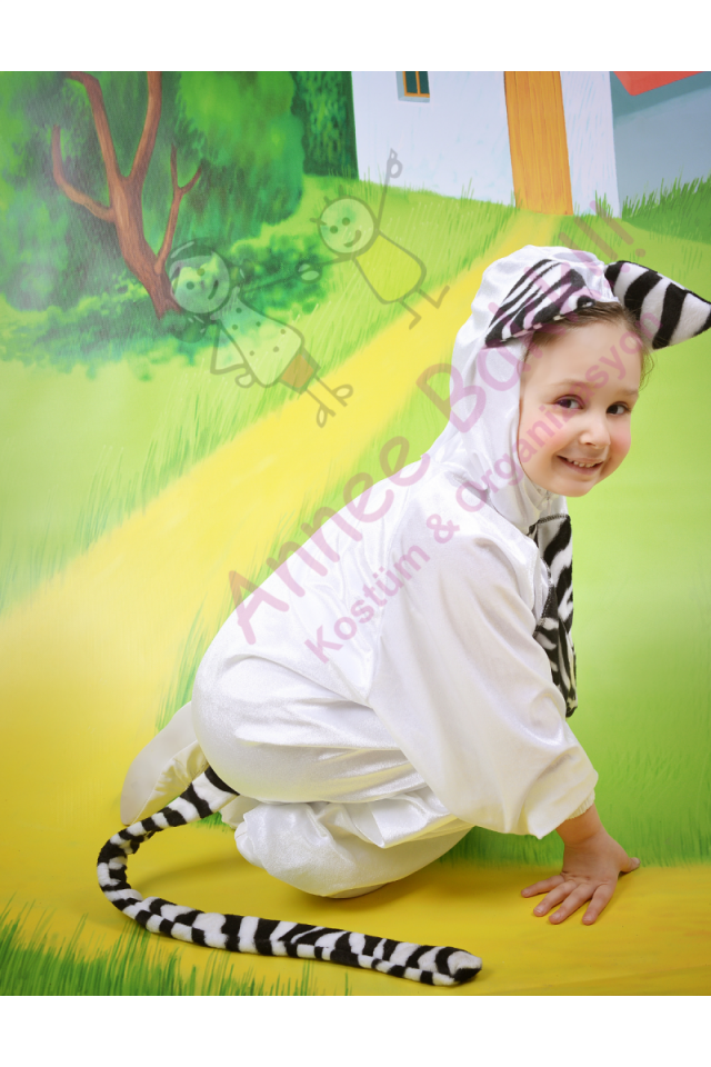 Beyaz Kedi Kostümü, Çocuklar İçin Beyaz Kedi Kostümü