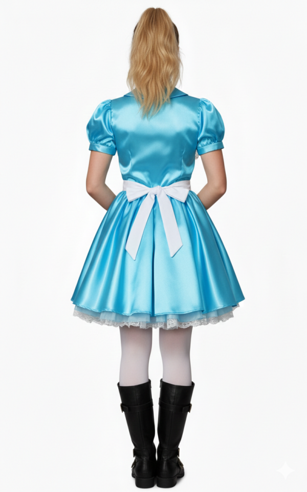 Yetişkin Alice Kostümü, Masal Kahramanı Alice Kıyafeti, Alice Harikalar Diyarında