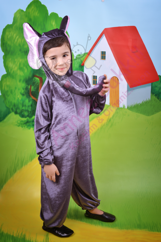 Fil Kostümü, Çocuk Fil Kostümü, Parti ve Etkinlik Kostümü