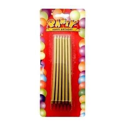 Altın Yaldız Mum 12'li