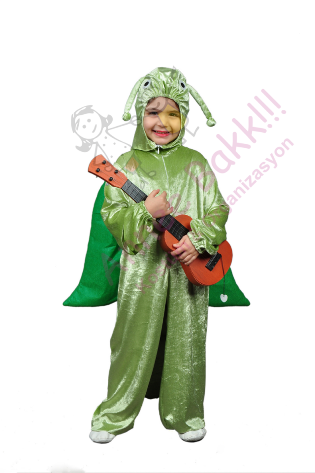 Ağustos Böceği Kostümü, Çocuk Ağustos Böceği Kostümü, Cırcır Böceği Kostümü