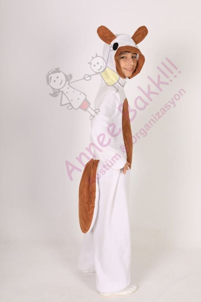 Çocuk Koyun Kostümü, Polar Kumaş Koyun Kostümü, Koyun Çocuk Kıyafeti