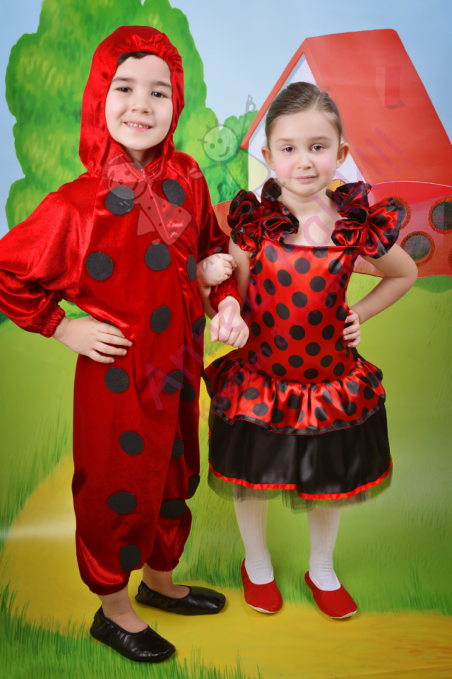 Uğur Böceği Temalı Kız Çocuk Kostümü, Uğur Böceği Çocuk Kıyafeti