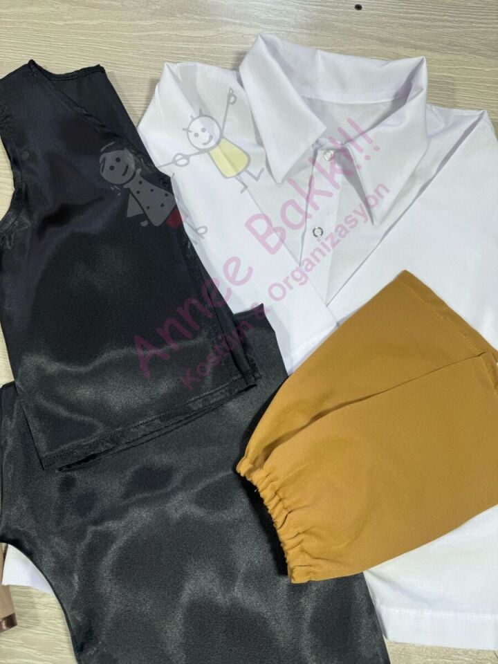 Gepetto Usta Çocuk Kostümü, Gepetto Baba Kıyafeti, Oyuncak Tamircisi Kostümü