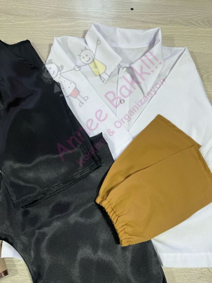 Gepetto Usta Çocuk Kostümü, Gepetto Baba Kıyafeti, Oyuncak Tamircisi Kostümü