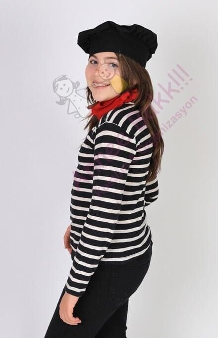 Pandomim Aksesuarları, Pandomim Gösterisi Kız Çocuk Şapka-Fular Seti