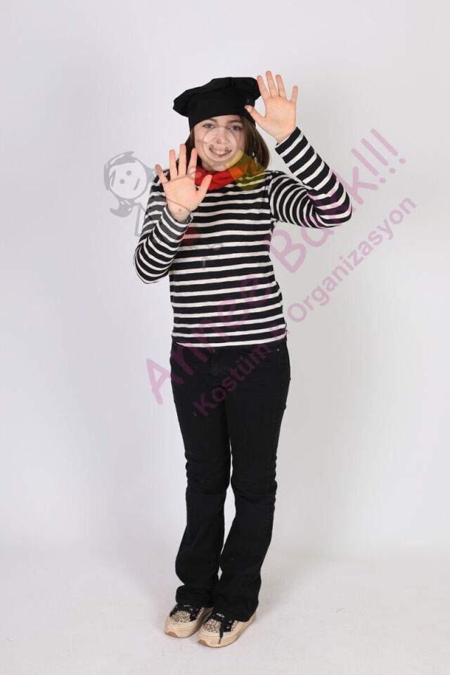 Pandomim Gösteri Seti, Pandomim Kız Çocuk Kostüm Seti