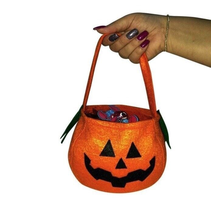 Balkabağı Şeker Torbası, Cadılar Bayramı Bal Kabağı Şekerleme Çantası