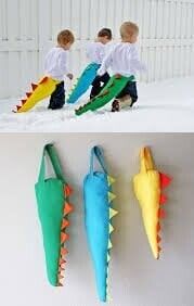 Oyun ve Etkinlikler İçin Dinozor Kuyruğu, Farklı Renk ve Ebatlarda Dinozor Kuyruğu