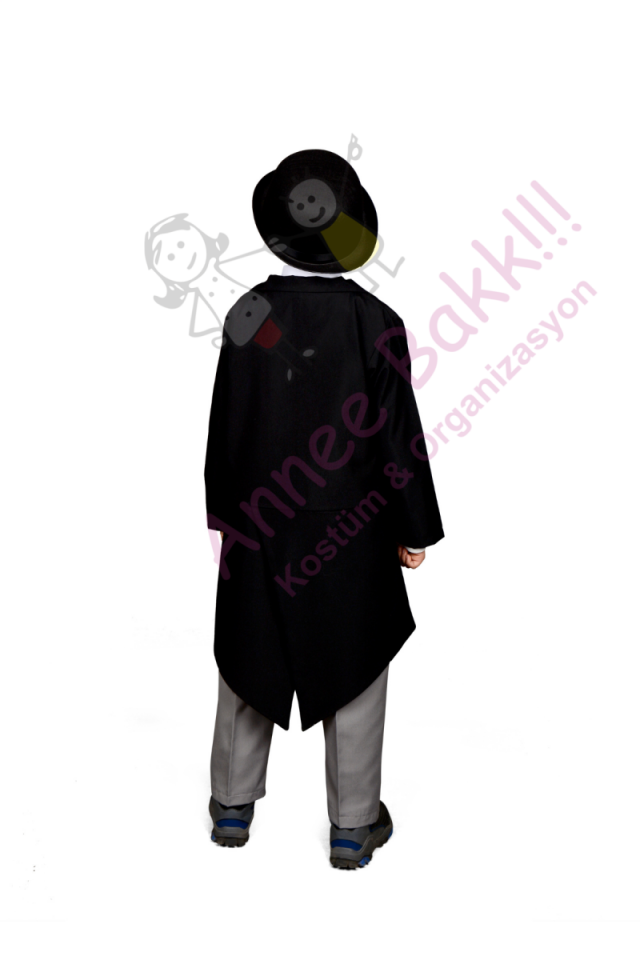 Charlie Chaplin Çocuk Kostümü, Nostaljik Charlie Chaplin Kıyafeti