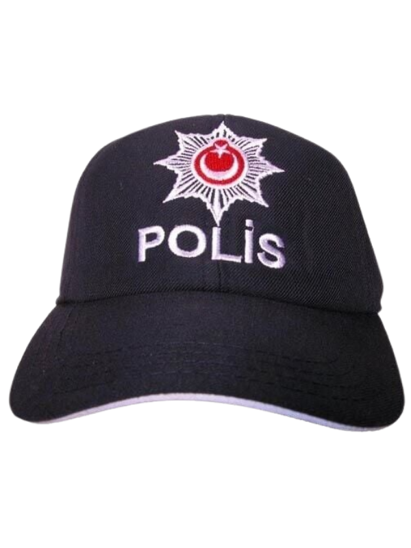Çocuk Polis Şapkası, Çocuklara Özel Polis Kostüm Aksesuarı, Çocuk Meslek Kostümleri