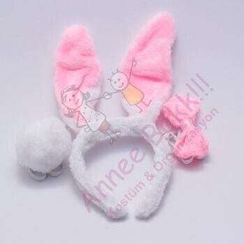 Tavşan Tacı , Ponponu ve Papyon Seti Çocuk Boy