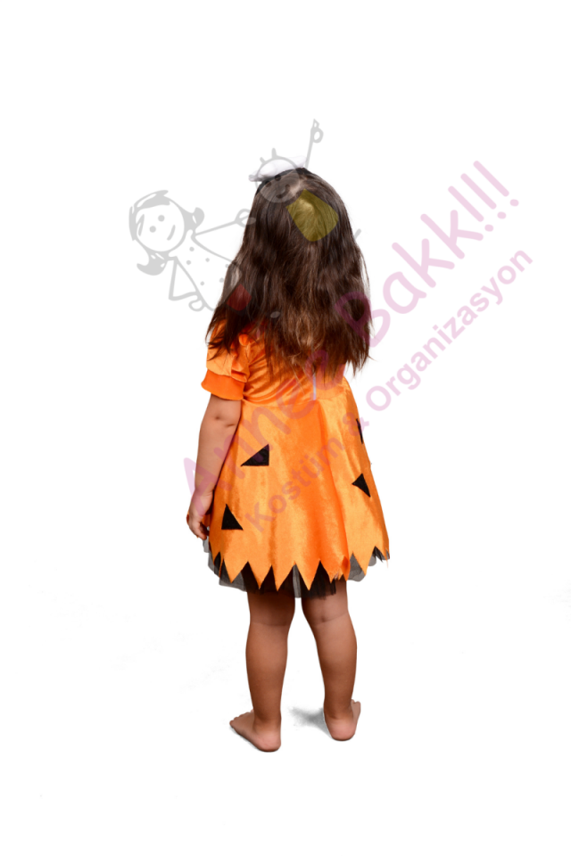 Taş Devri Çakıl Kız Çocuk Kostümü, Çakıl ve Bambam Karakter Kostümleri