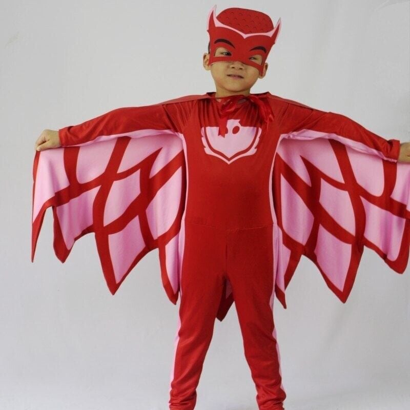 Pjamaskeliler Baykuş Kız Kostümü-Owlette Kıyafeti