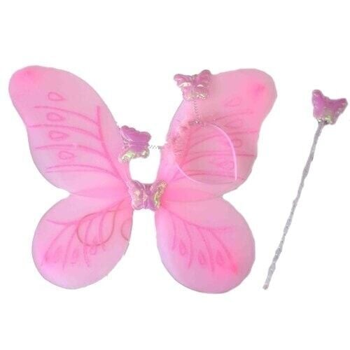 Pembe Kelebek Kanadı Set