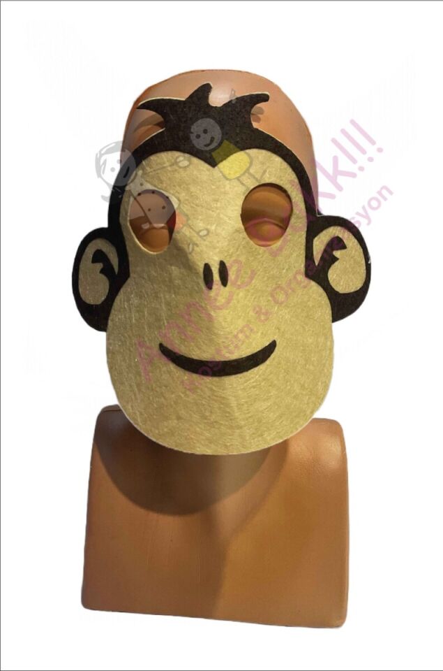 Maymun Maskesi, Çocuk Maymun Maskesi, Sevimli Havyan Maskeleri