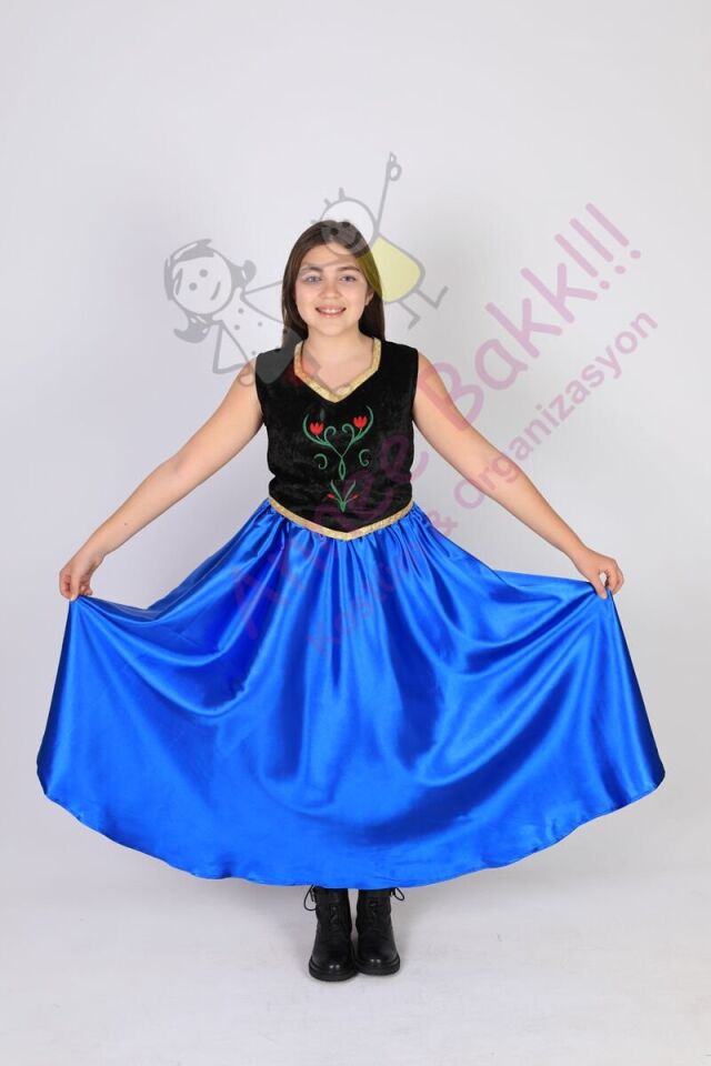 Buzlar Kraliçesi Kostümü, Karlar Kraliçesi Kostümü, Kraliçe Anna Kıyafeti