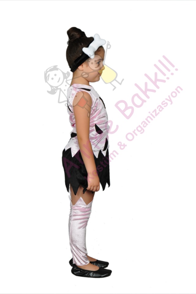 Taş Devri Çocuk Kostümü, Taş Devri Kız Çocuk Kıyafeti