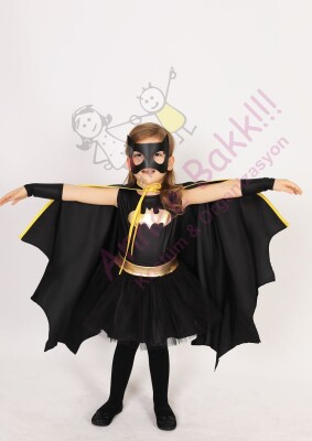 Mini Batgirl Kostüm Seti, Kız Çocuklarına Özel Batgirl Kostümü, Hızlı Kargo - 1