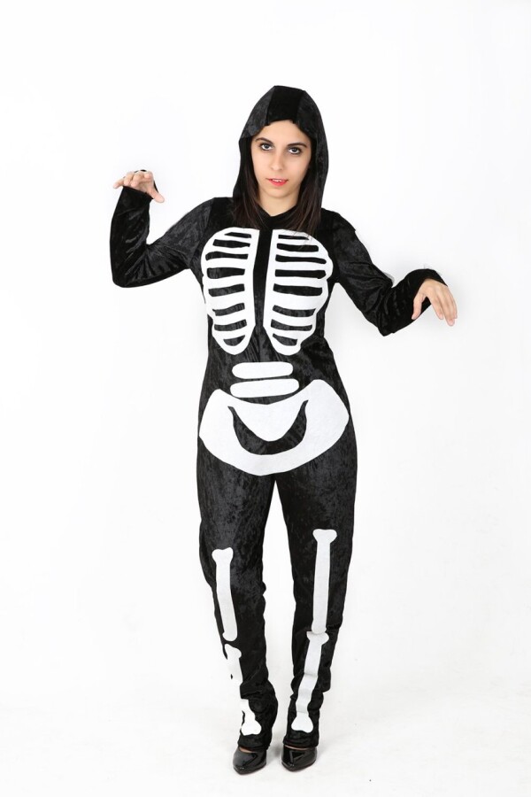 Yetişkin İskelet Kostümü, Unisex Yetişkin İskeletor Kostümü, Cadılar Bayramı Kostümü, Hızlı Kargo - 1