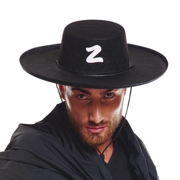 Yetişkin Zorro Şapkası, Kara Şövalye Şapkası Yetişkin, Hızlı Kargo - 1